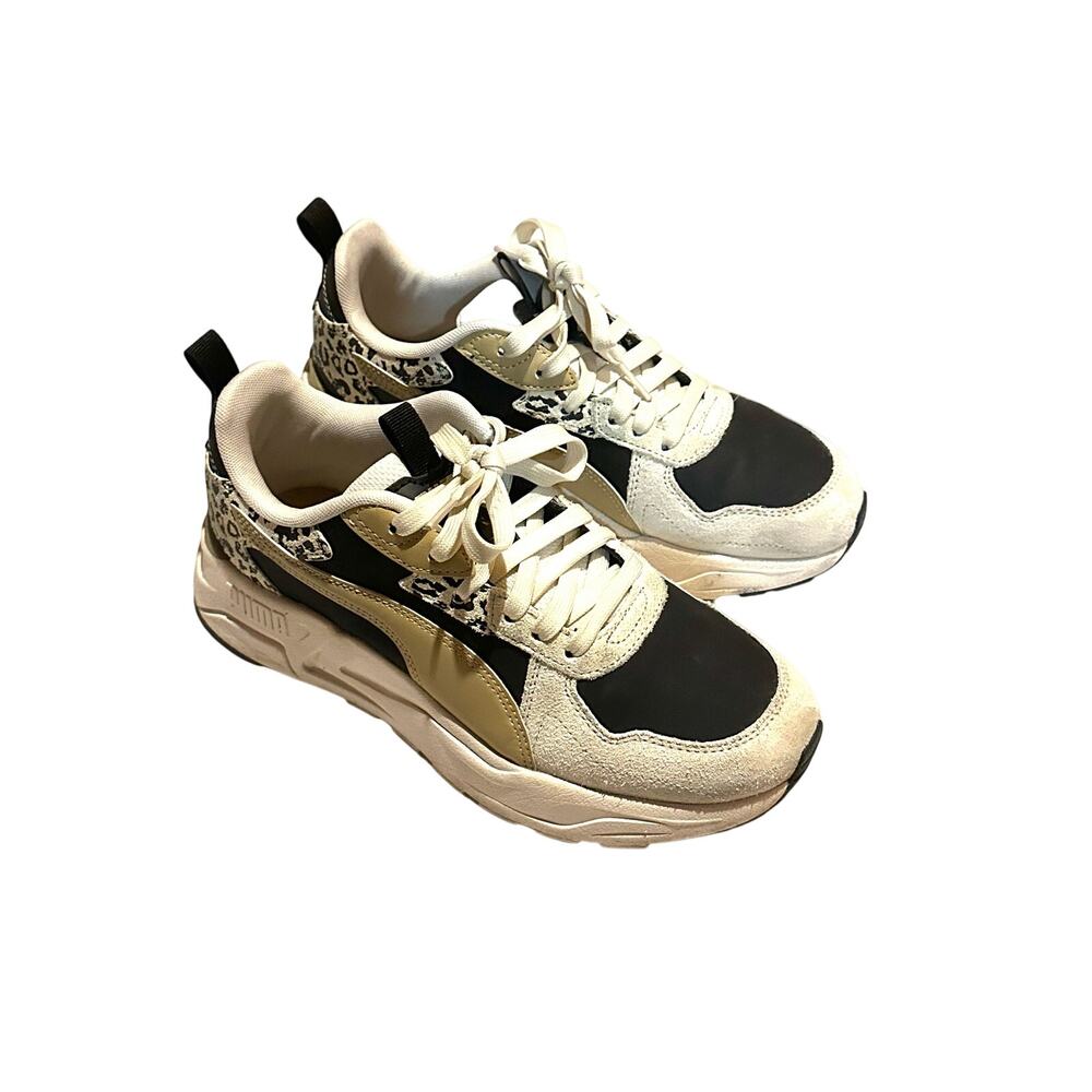 Puma Trinity Lite Animal Print Chunky Athletic Fashion Sneakers Women's 8.5